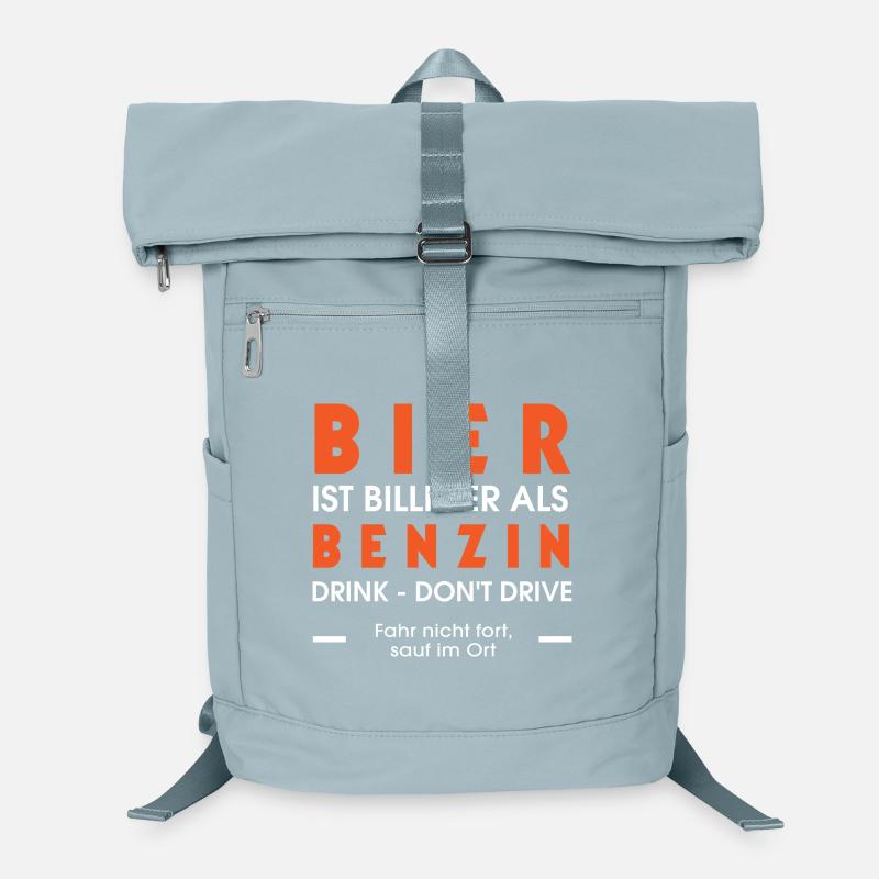 Bier billiger als Benzin Laptop-Rucksack 