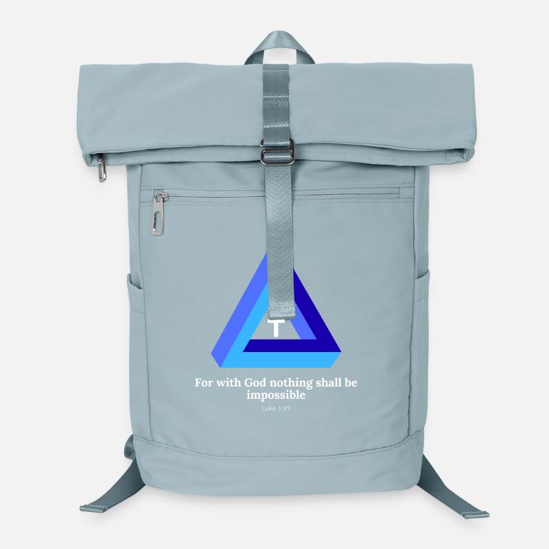 For with God, nothing shall be impossible. Hatch Laptop Backpack