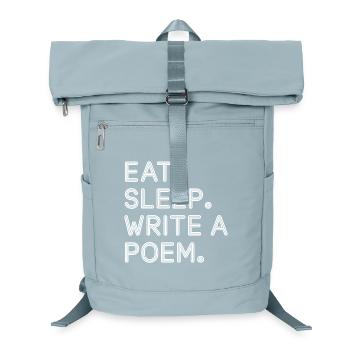 Eat Sleep Write A Poem Tee - Laptop Backpack - ice blue - Front