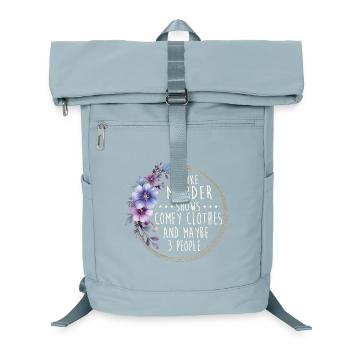 Murder Shows Comfy Clothes Funny Quote - Laptop Backpack - ice blue - Front