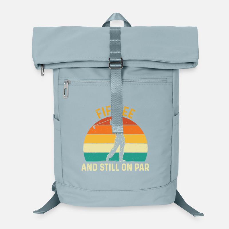 Fif Tee immer noch auf Par, 50. Golf-Geburtstag Laptop-Rucksack 