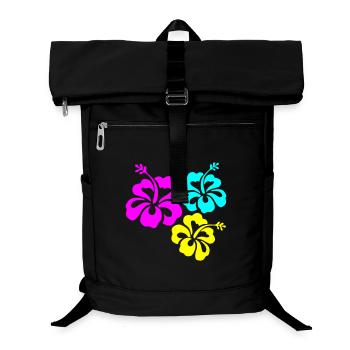 Hibiskus Hibiskusblüte - Laptop-Rucksack  - Schwarz - Vorne