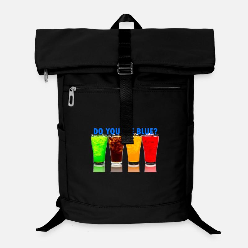 Tu vois du bleu ? Boissons colorées - Sac à dos ordinateur - noir
