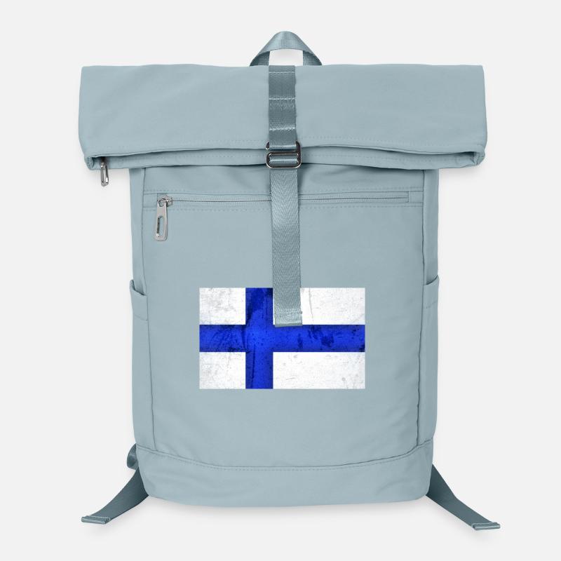 Finland Flag Laptop Backpack