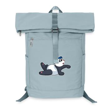 Panda Yoga Fitness Gymnastik - Laptop-Rucksack  - Eisblau - Vorne