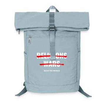 No religions, no wars - Laptop Backpack - ice blue - Front