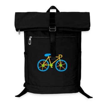 vélo vélo roue enfants bande dessinée en plein air - Sac à dos ordinateur - noir - Devant