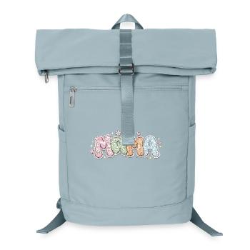 Mama Vintage Skull – Style Retro Groovy Crâne Fleu - Sac à dos ordinateur - bleu glacier - Devant
