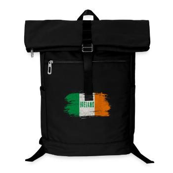 Ireland Vintage Flag / Gift Belfast Dublin - Laptop Backpack - black - Front