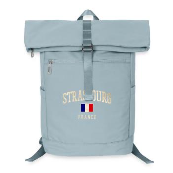 Strasbourg - Drapeau de la France - Sac à dos ordinateur - bleu glacier - Devant