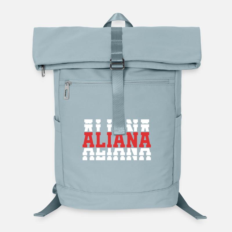 t-shirt Aliana t-shirt gift idea stacked text Laptop Backpack