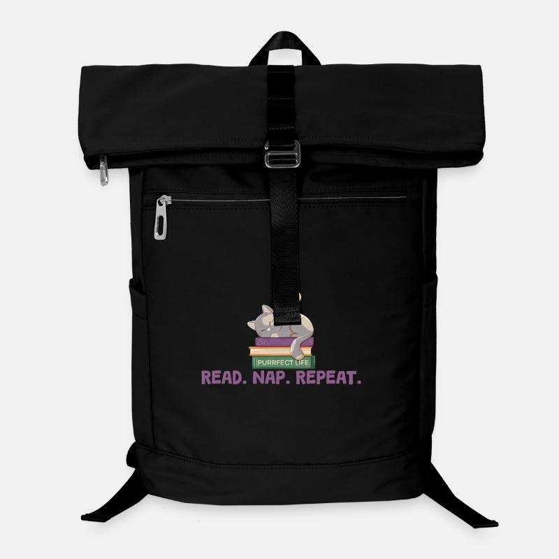 La lecture et les chats. Une vie parfaite Sac à dos ordinateur