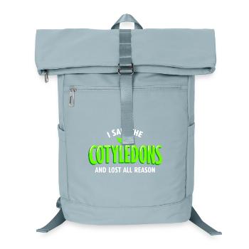 Keimblätter gesehen | Microgreens Humor - Laptop-Rucksack  - Eisblau - Vorne