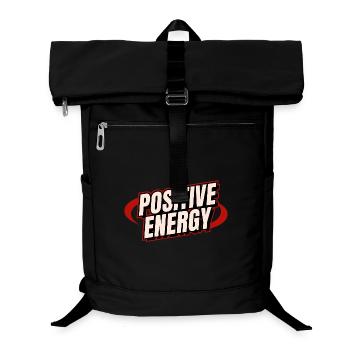 positive Energie - Laptop-Rucksack  - Schwarz - Vorne