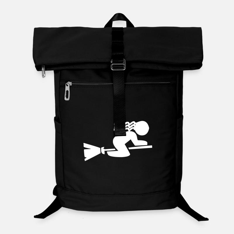 A young witch - Laptop Backpack - black