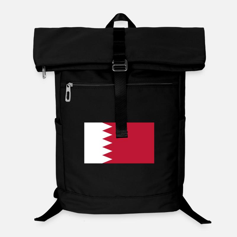 Drapeau du Qatar Sac à dos ordinateur