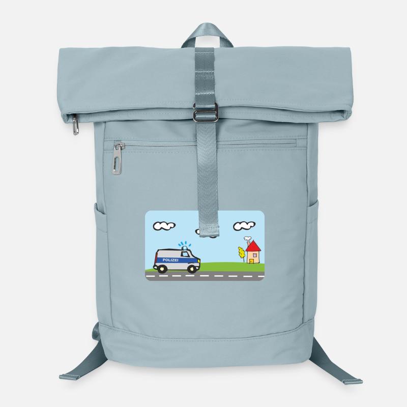 Polizei - Polizeiauto - Einsatzfahrzeuge  Laptop-Rucksack 