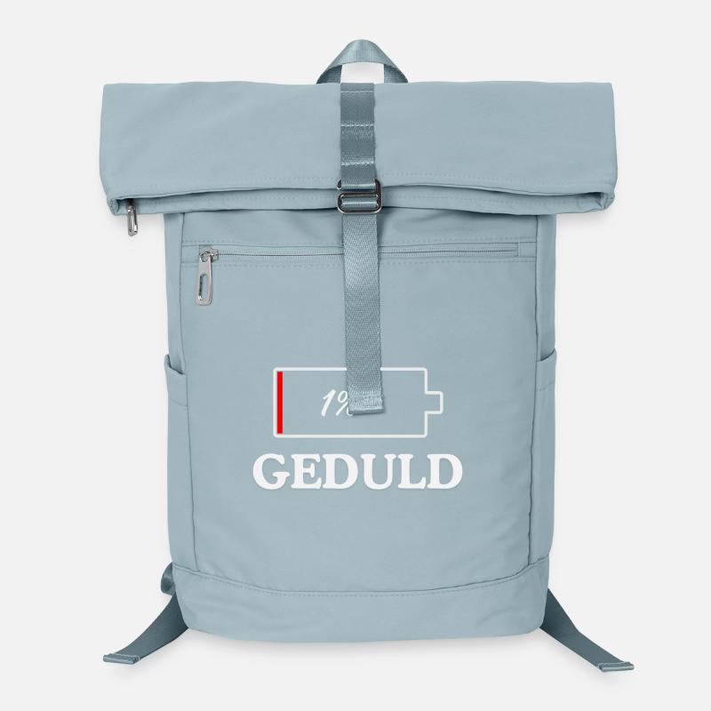 GEDULD 1% Lustiges design Laptop-Rucksack 