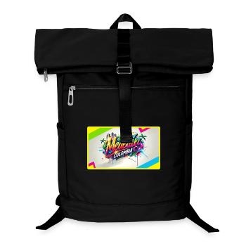 Medellin Kolumbien Graffiti Design - Laptop-Rucksack  - Schwarz - Vorne