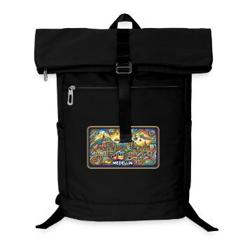 Medellin Columbia City Design - Laptop Backpack - black - Front