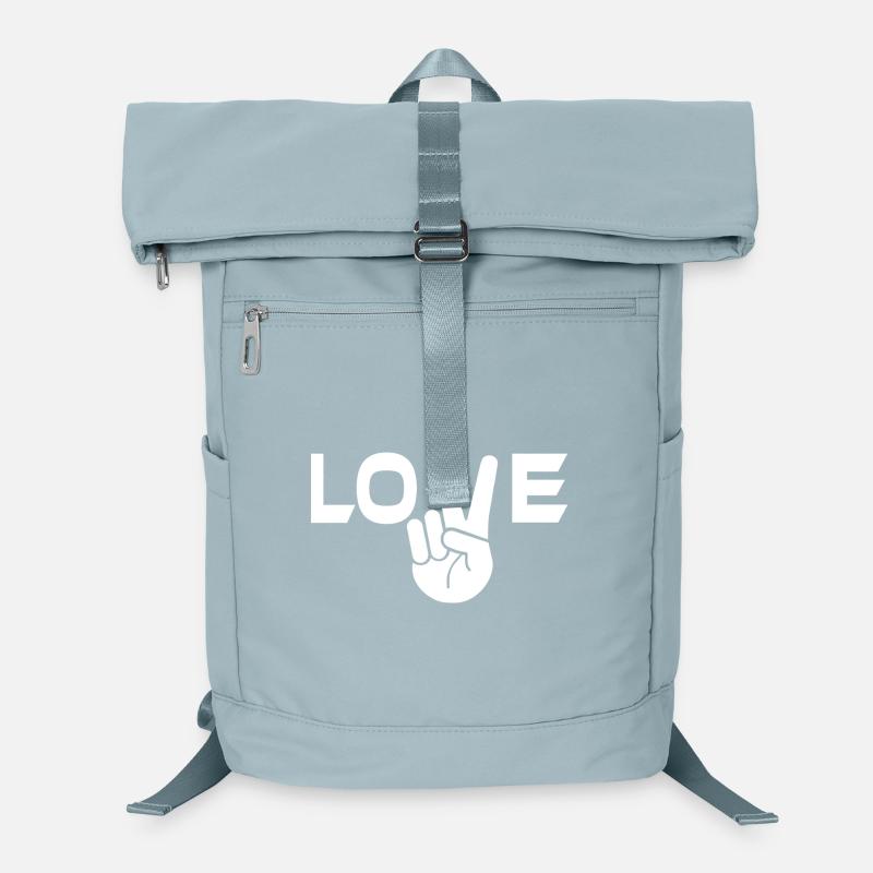Liebe Victory Zeichen Hand Laptop-Rucksack 