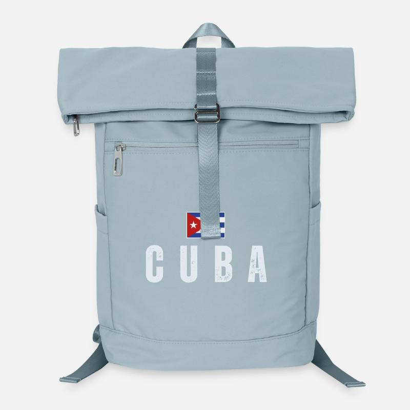 Drapeau cubain, j’adore Cuba Sac à dos ordinateur