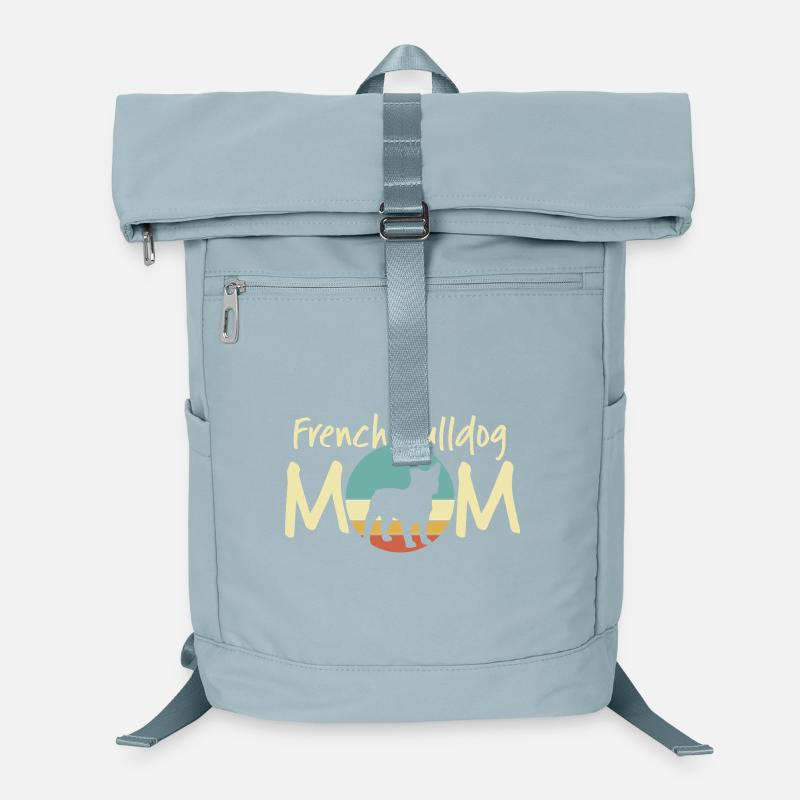 Bouledogue français maman design vintage Sac à dos ordinateur