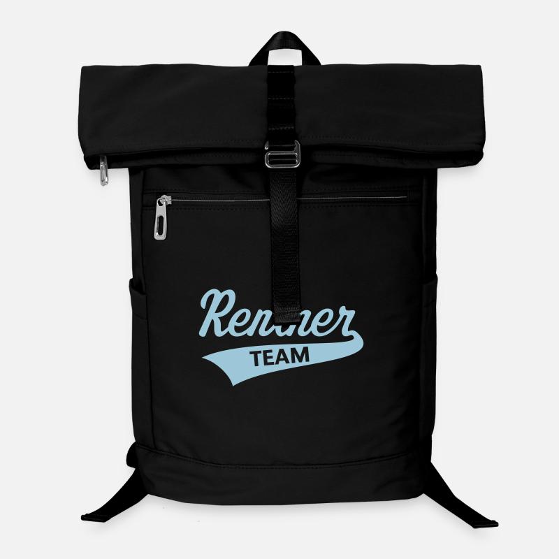 Équipe des retraités (équipe senior / bleu ciel) - Sac à dos ordinateur - noir