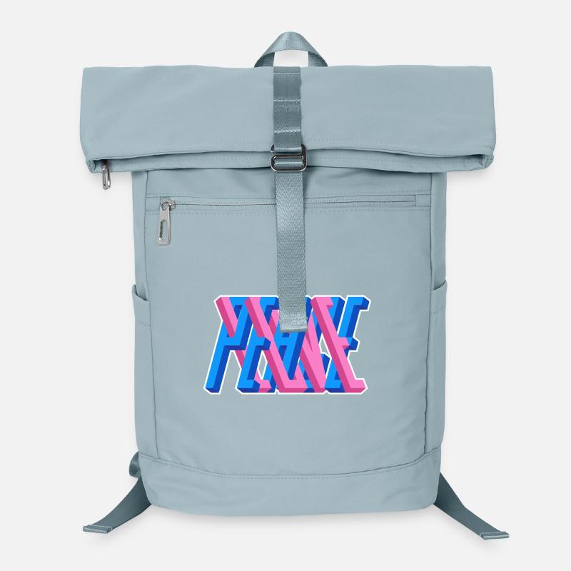 Love & Peace – Graffiti Style Liebe & Freiheit Laptop-Rucksack 