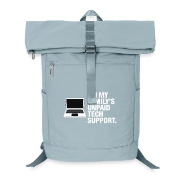 Unpaid Tech Support Family - Laptop Backpack - ice blue - Front