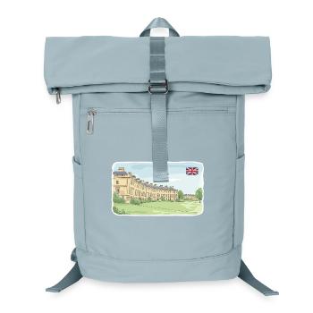 Bath City Royal Crescent Georgian Architecture Art - Laptop Backpack - ice blue - Front