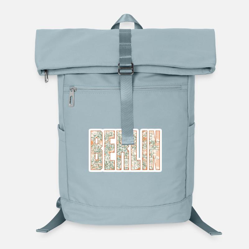 Berlin Stadtplan Laptop-Rucksack 
