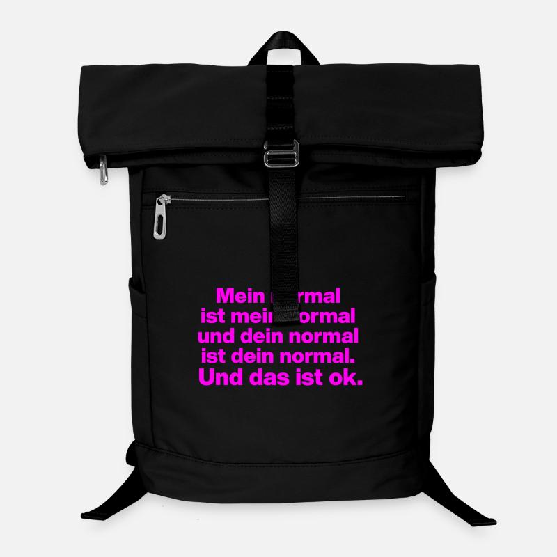 MEIN NORMAL IST MEIN NORMAL, DEINS ALLES IST OK ✌️ Laptop-Rucksack 