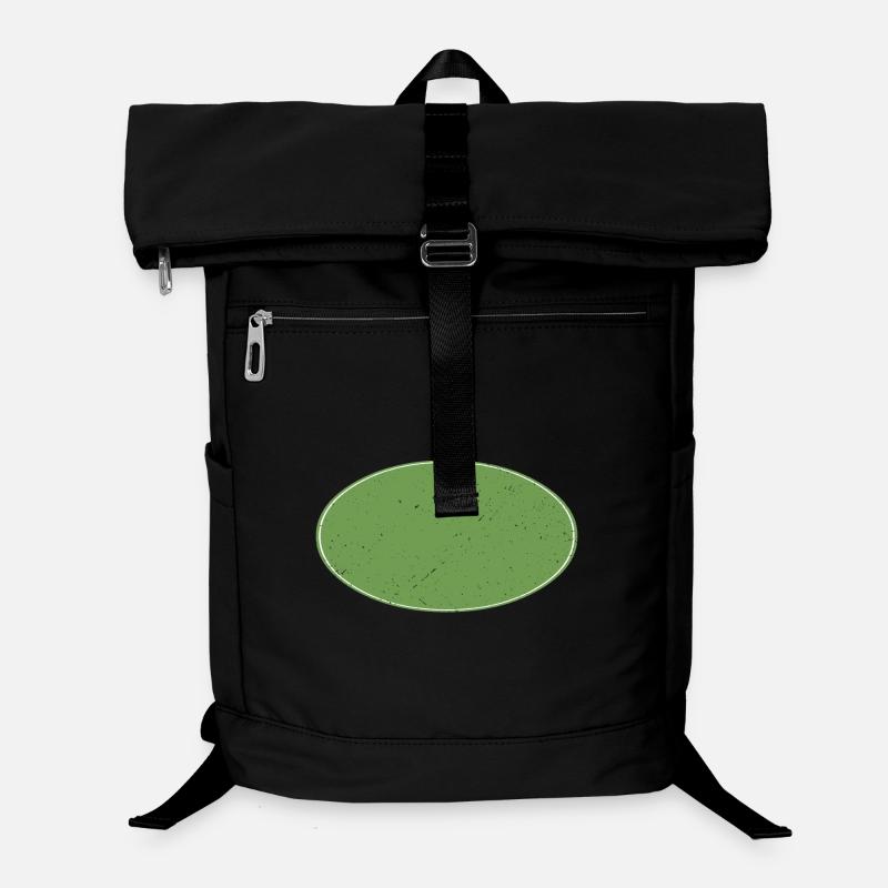 Fond ovale vert sale Sac à dos ordinateur