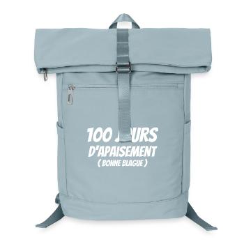 politique, homme politique, Macron - Sac à dos ordinateur - bleu glacier - Devant