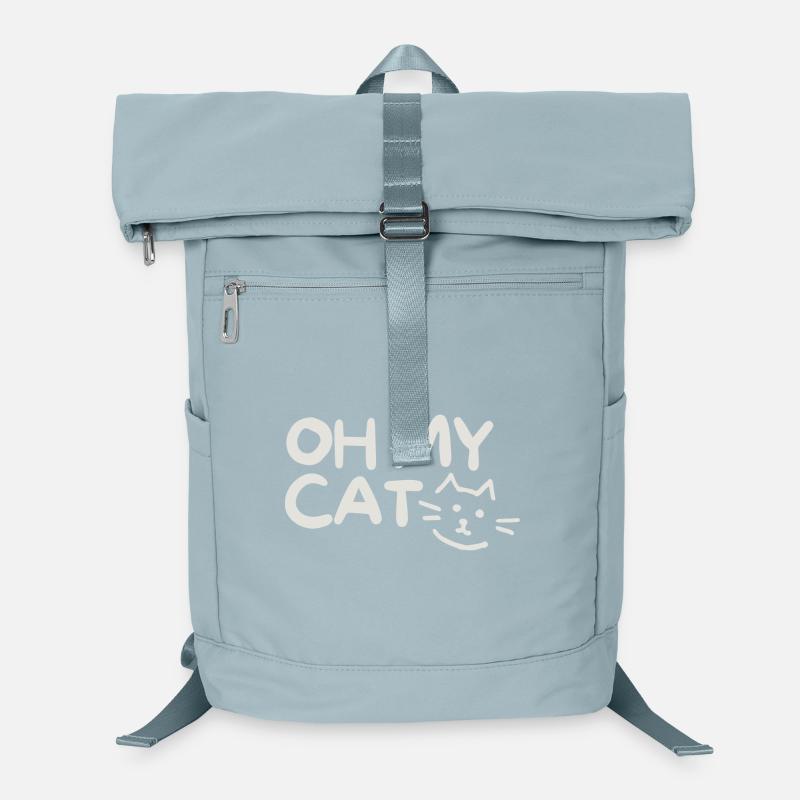 Humorvoller Katzenwitz mit Handgeschriebenem Stil Laptop-Rucksack 
