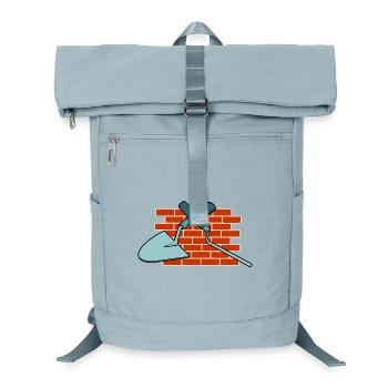 Wand Ein gemeinsamer Nagel und Kelle - Laptop-Rucksack  - Eisblau - Vorne