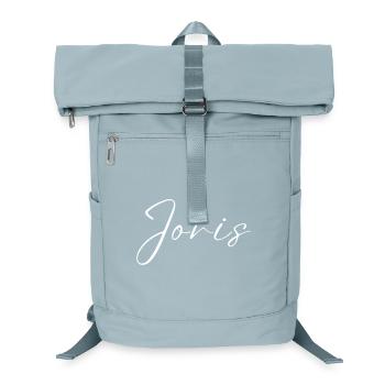 Nom de Jori avec le nom de J Garçon Naissance Bébé Garçon - Sac à dos ordinateur - bleu glacier - Devant