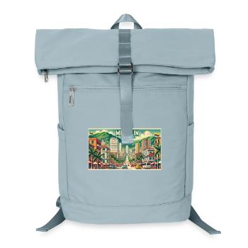 Medellin Kolumbien Vintage Design - Laptop-Rucksack  - Eisblau - Vorne