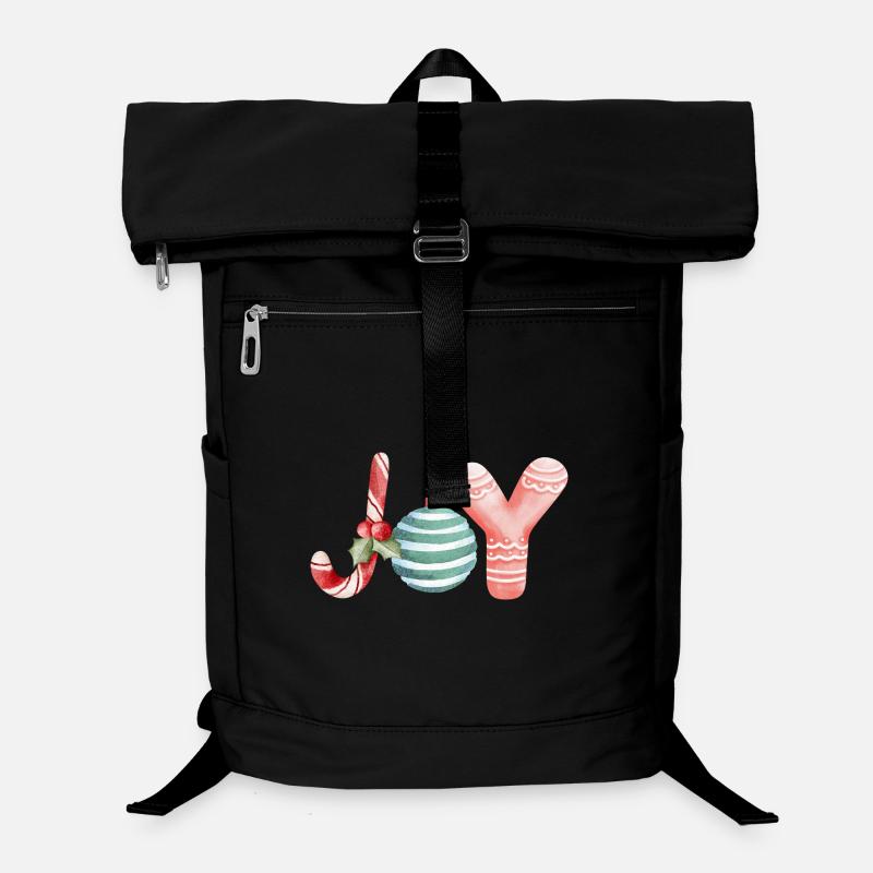 Joy Christmas Scripture Ornament Laptop Backpack