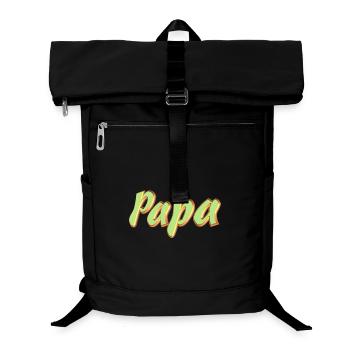 Pet Name Dad 3D Style - Laptop Backpack - black - Front