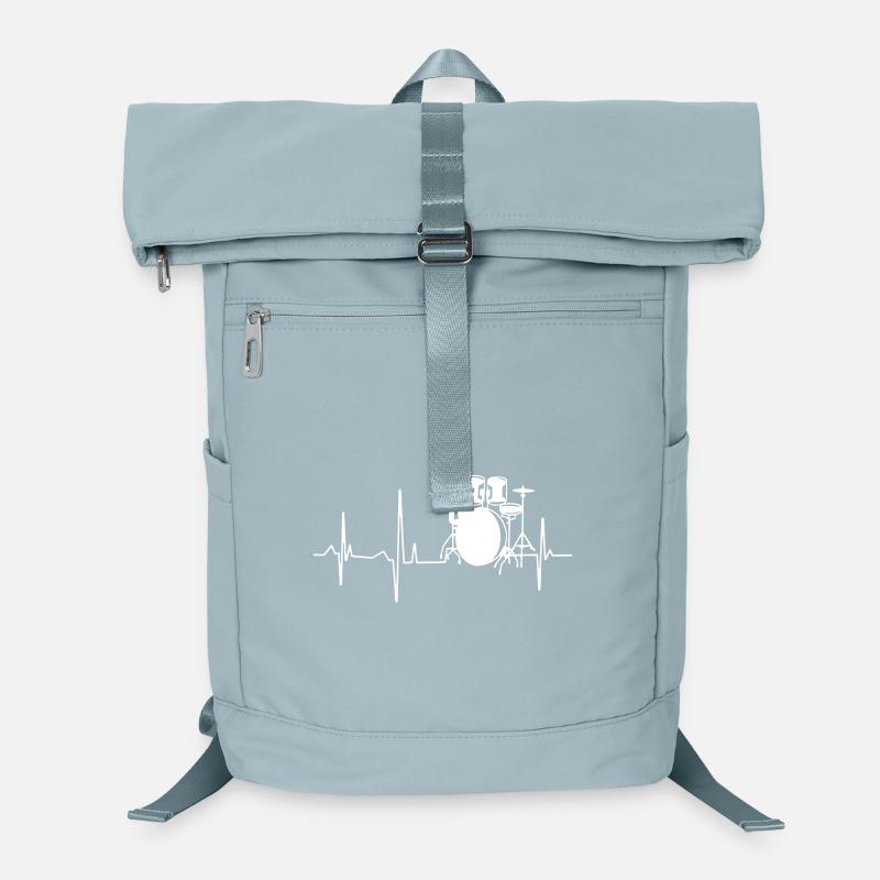 Drummer Heartbeat Rhythm Laptop Backpack