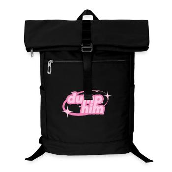 Dump Him – Girly Y2K Statement - Laptop Backpack - black - Front