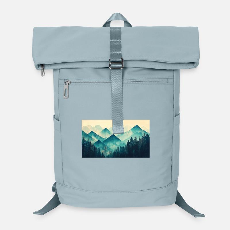 forest mountains Laptop Backpack