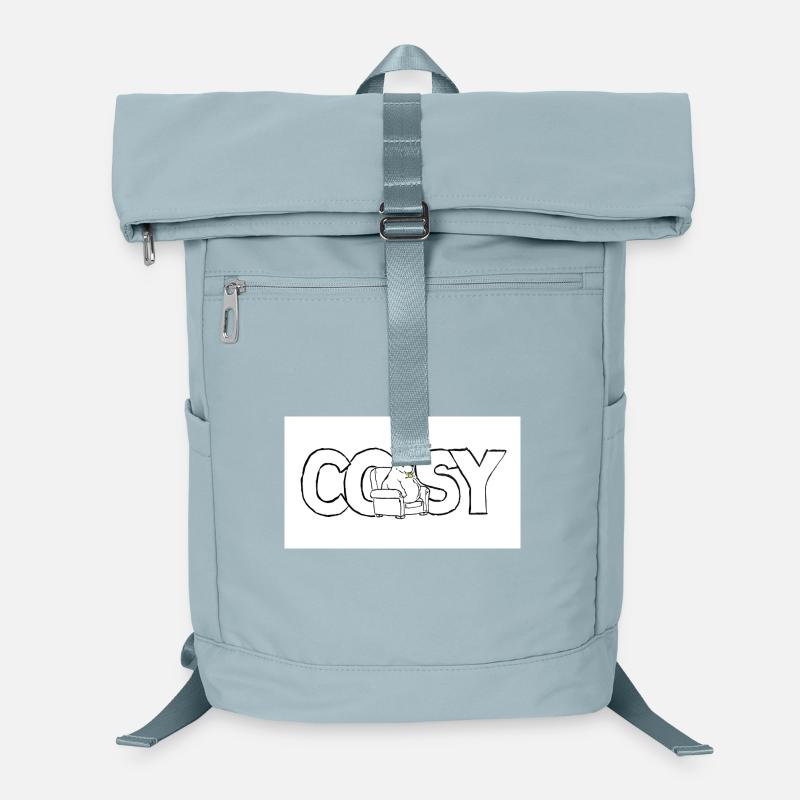 Gemütliches Tiermotiv auf Sofa Laptop-Rucksack 