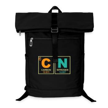 67 Meme Lustiger Lehrer Naturwissenschaften Periodensystem Retro - Laptop-Rucksack  - Schwarz - Vorne