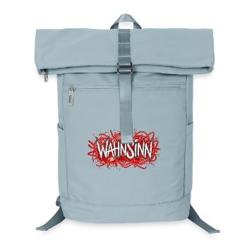 Wahnsinn Graffiti Chaos - Laptop-Rucksack  - Eisblau - Vorne