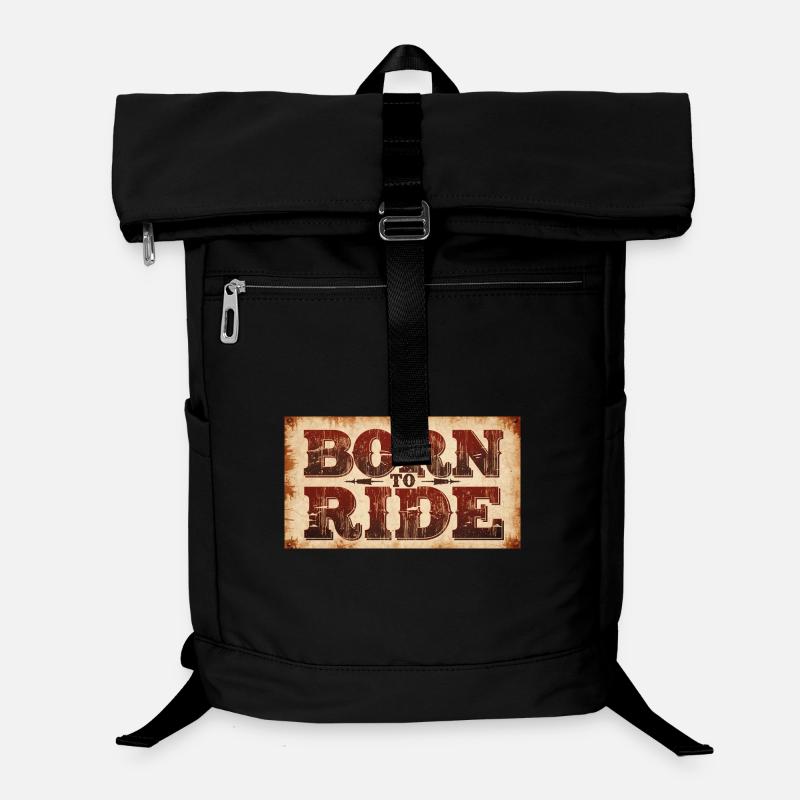 Né pour rouler Sac à dos ordinateur