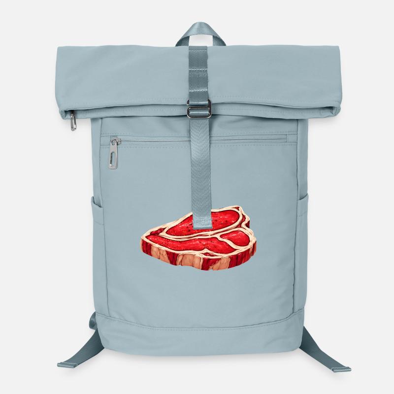 Illustration de steak juteux Sac à dos ordinateur