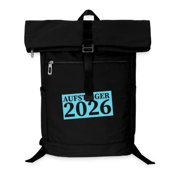 aufsteiger_2026- - Laptop-Rucksack  - Schwarz - Vorne